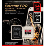 Tarjeta De Sandisk Extreme Pro 64gb Para Camaras