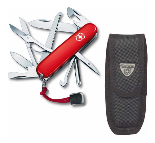 Paquete Navaja Victorinox Fieldmaster Funda Y Cordon 1.4713