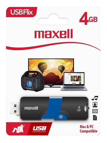 Memoria Usb Maxell Flix 4gb 2.0