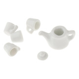 Juego De Té De Porcelana China Para Casa De Muñecas,