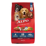 Alimento Alpo Para Perro Adulto Todos Los Tamaños Sabor Mix En Bolsa De 22.7kg