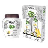 Skala Óleo De Coco - Kit Shampoo + Condicionador + Creme 1kg