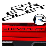 Emblema Trasera Letra 3d De Chevrolet Adhesivo De Resina A