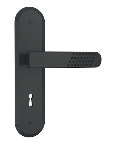 Fechadura Porta Interna 1810/21 Preto Fosco Stam Broca 40mm