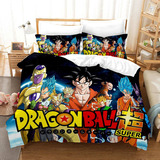 Anime Dragon Ball Super, Funda De Edredón Funda De Almohada