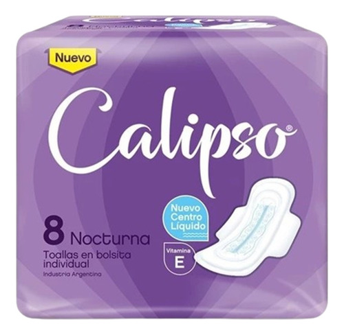 Toallas Femeninas Calipso Nocturnas X8u -pack X50- Dh Tienda