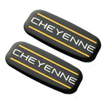 Par Emblemas Laterales De Chevrolet Cheyenne Y Silverado