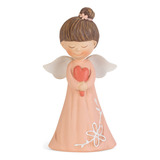 Dicksons Angel With Heart Peach - Figura Decorativa De Mesa.