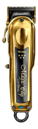Máquina De Corte Profesional Inalámbrica Wahl Magic Clip Gold, Color Dorado Y Negro, 110 V/220 V