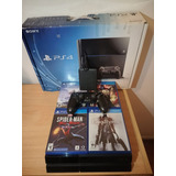 Ps4 500mb +  1tb + 4 Juegos Fisicos Y 3 Digitales + Joystick