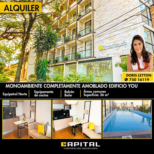 Monoambiente Completamente Amoblado En Alquiler