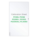 Hoja De Control De Calibración Plustek: Solo Para Escáner De