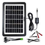 Panel Solar Portátil 15w Para Baterías Y Dispositivos 12v