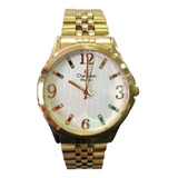 Relogio Champion Dourado Cn24646h