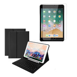 Funda Teclado Para iPad Pro 11 Con Espacio Lápiz + Vidrio