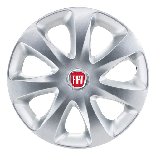 Taza Adaptable A Fiat Uno 13 Pulgadas 2012 Al 2016 C/ Logo