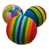 Pelotas De Peluche Para Gato Juguete X 3 Unid