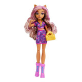 Monster High Muñeca Clawdeen Articulada Con Accesorios 