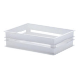 Organizador Caixote Bx 40 X 28 X 12 Cm Branco Paramount