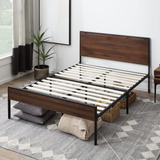 Edenbrook Base De Cama - Cama De Plataforma Metalica - Cabec