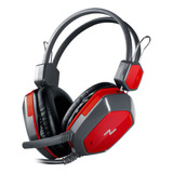 Auriculares Gamer Noga Stormer St Hex Pc 3.5mm Rojo