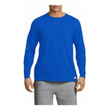 Russell Athletic Men's Essenital Long Sleeve Tee, Royal