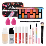 Kit De Maquillaje Profesional, Todo En Uno, Con Paleta De S.