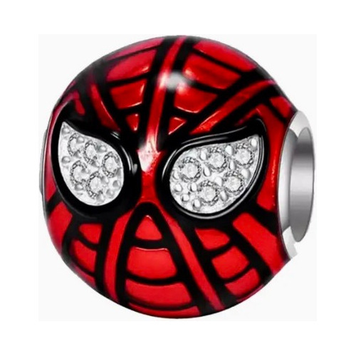 Charm 100% Plata Ley 925 Spiderman Hombre Araña Para Pandora