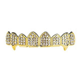 Grills Para Dientes - Fang Grillz 14k Gold Plated 8 Top Teet