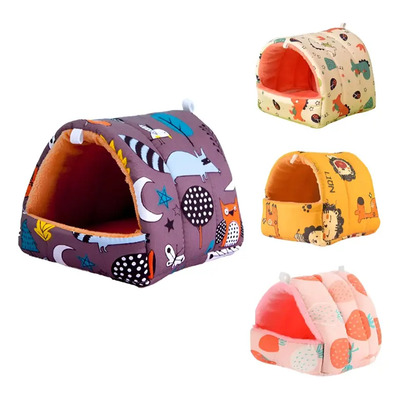 Cama Casa Cuyo Raton Conejo Erizo Hámster Hurón 10 X 10 Cm