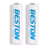 Baterías Pila Original Recargables Aa 2700mah X2 Beston Hr06