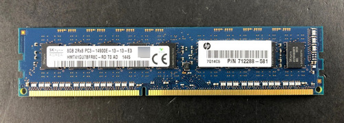 Memoria 8gb Ddr3 1866mhz Pc3-14900e Servidor Ecc No-registra