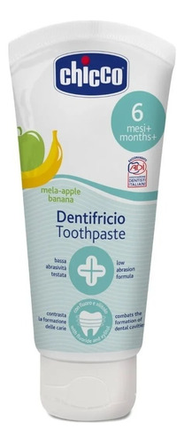 Pasta Dental Infantil Chicco 6+ Meses  Banana Y Manzana