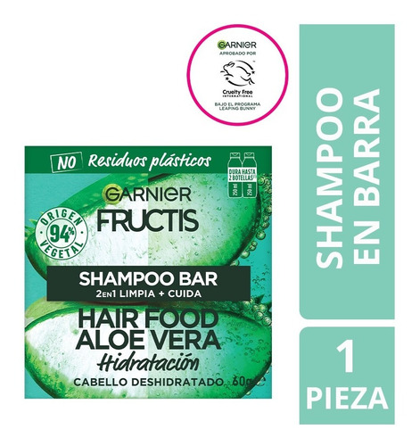 Shampoo En Barra Hair Food Aloe Fructis