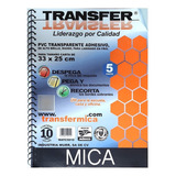 Mica Adhesiva 5 Puntos Transfer Carta Paq./10 Pzs 33 X 25 Cm