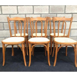 Antiguo Juego De 6 Sillas Thonet Mod 103 Originales C/ Sello