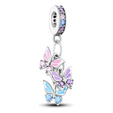 Dije Charm Mariposas Plata 925