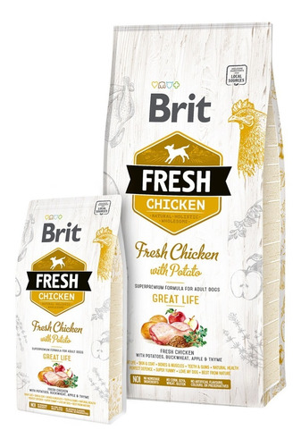 Brit Fresh Chicken With Potato Adult 12kg