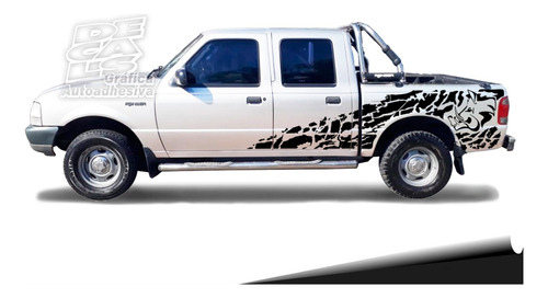 Calco Ford Ranger 2002 / 2012 Jabali Juego Con Porton