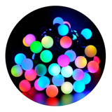 Guirnalda Multicolor Rgb 7,5 Mts Tira Luces Led Bolas