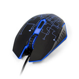 Mouse Gamer Alambrico Vorago Mo-501 Conexión Usb Neg/azul