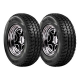 Paquete De 2 Llantas 245/75 R16 Tornel At09 6c Lt Letra Negra 108/104q