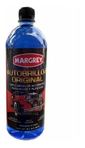 Autobrillo S Azul Margrey 1 Litro Abrillantador De Plásticos