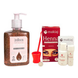 Gel Calmante Camomila E Henna Makiaj Sobrancelha Designer Tom Marrom