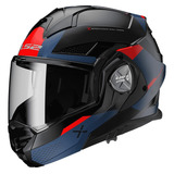 Casco Abatible Ls2 Advant X Oblivion Azul Mate Rider One