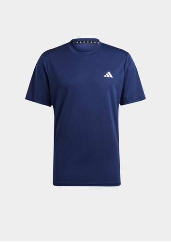 Playera adidas Tr-es Base T Hombre Manga Corta Azul