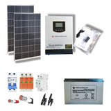 Kit Solar Completo Inversor 1000w 220v Panel Solar Y Bateria
