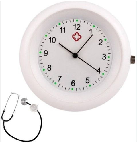 Reloj Bolsillo Enfermera Nurse Moda Dama Doctor Estetoscopio