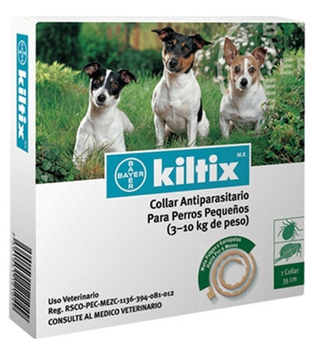 Kiltix Collar Antipulgas Para Perrro Pequeño 3-10 Kg