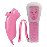 Control Rosa+ Nunchuck+ Correa+ Wii Motion Para Wii Wii U